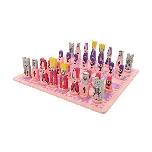 Totority 1 Satz Faltbares Schachspiel Set für Erwachsene Educational Chess Board für Reisen Büro und Schule für Logisches und Problemlösung von Totority