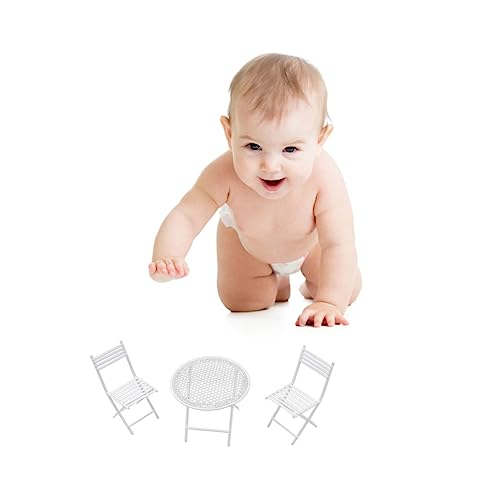 Totority 1 Satz Gartenmöbel Set für Puppenhaus Teiliges Möbelset Weiß für DIY Villa Dekoration und Kreative Raumgestaltung Puppenhaus und Spielzimmer Totority 1 Satz Gartenmöbel Set für Puppenhaus Teiliges Möbelset Weiß für DIY Villa Dekoration und Kreative Raumgestaltung Puppenhaus und Spielzimmer von Totority