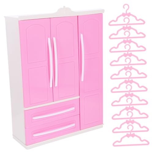 Totority 1 Satz Kleiderbügel für Puppen Mini House Organizer mit Praktischen Kleiderständern für Puppenmode und Accessoires für Puppenschränke und Kreative Spielwelten Totority 1 Satz Kleiderbügel für Puppen Mini House Organizer mit Praktischen Kleiderständern für Puppenmode und Accessoires für Puppenschränke und Kreative Spielwelten von Totority