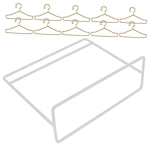 Totority 1 Satz Kleiderständer für Puppen Teiliges mit Kleiderbügeln und Kleiner Stange für Puppenkleidung Puppenzubehör und Kreative Displays Totority 1 Satz Kleiderständer für Puppen Teiliges mit Kleiderbügeln und Kleiner Stange für Puppenkleidung Puppenzubehör und Kreative Displays von Totority