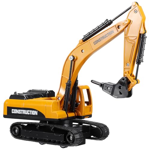 Totority 1 Satz Kunststoff Excavator Modell für Realistisches mit Drehmechanismus für Indoor und Outdoor Aktivitäten Fördert über Baumaschinen und Ist Leicht zu Handhaben Totority 1 Satz Kunststoff Excavator Modell für Realistisches mit Drehmechanismus für Indoor und Outdoor Aktivitäten Fördert über Baumaschinen und Ist Leicht zu Handhaben von Totority