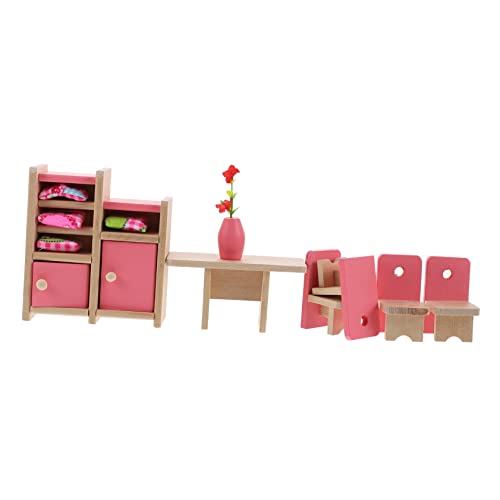 Totority 1 Satz Mini Holzspielzeug Möbelset für Esszimmermöbel für Puppenhaus Sicher und Kreativ für Spiel Bildung und Partys Geeignet für Jungen und Mädchen Totority 1 Satz Mini Holzspielzeug Möbelset für Esszimmermöbel für Puppenhaus Sicher und Kreativ für Spiel Bildung und Partys Geeignet für Jungen und Mädchen von Totority