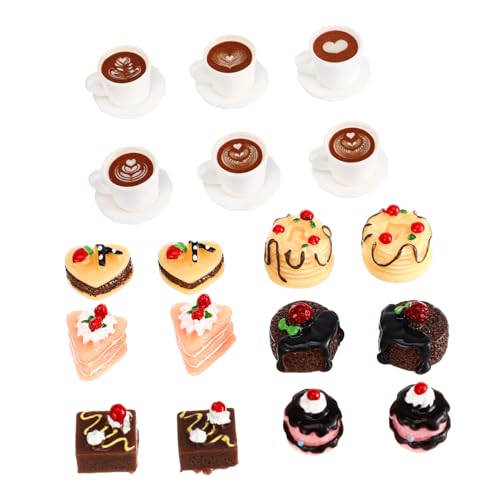 Totority 1 Satz Miniaturisierte Lebensmittel für Puppenhaus Realistische Fake Torten und Kaffeetassen Dekorative Fake Kuchen für Puppenhaus Teiliges Charmante Mini Dekorationen für Bäckerei Totority 1 Satz Miniaturisierte Lebensmittel für Puppenhaus Realistische Fake Torten und Kaffeetassen Dekorative Fake Kuchen für Puppenhaus Teiliges Charmante Mini Dekorationen für Bäckerei von Totority