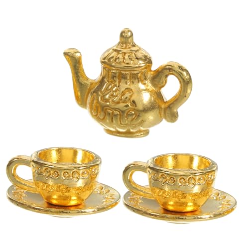 Totority 1 Satz Retro Design mit Tasse für Puppenhaus Deko und Wohnaccessoires Einzigartiges Küchenornament Langlebig und Elegant Totority 1 Satz Retro Design mit Tasse für Puppenhaus Deko und Wohnaccessoires Einzigartiges Küchenornament Langlebig und Elegant von Totority