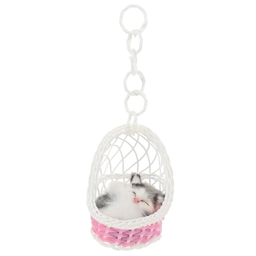 Totority 1 Satz Simulation von Tierminiaturen für kinderspielzeug Soft Toy Special Present Kuscheltier Aufbewahrung Tiere Simulationstierspielzeug Heimdekoration Kunstfell von Totority