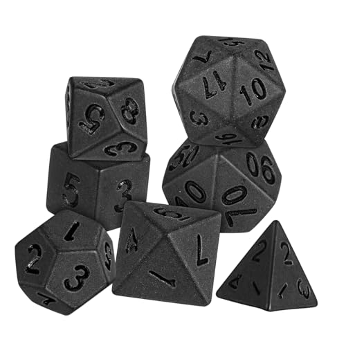 Totority 1 Satz Teiliges Polyhedral RPG Würfelset aus Mattem Leichtgewichtige Gravierte Spielwürfel für Tischspiele Partys und Hochzeiten für Rollenspiele Totority 1 Satz Teiliges Polyhedral RPG Würfelset aus Mattem Leichtgewichtige Gravierte Spielwürfel für Tischspiele Partys und Hochzeiten für Rollenspiele von Totority