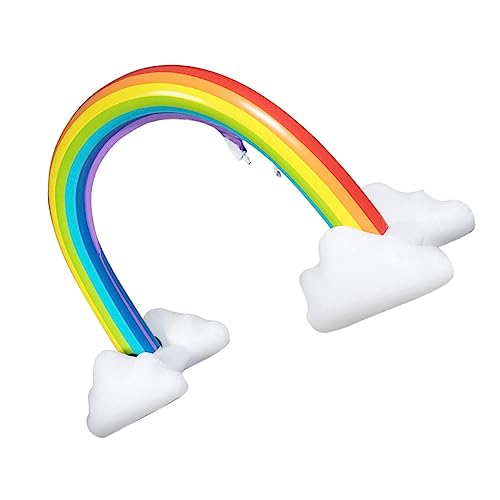 Totority 1 Stück Aufblasbarer Regenbogen Sprinkler für Kreatives Wasserspielzeug für Garten und Pool Fördert die Interaktion zwischen Eltern und Kindern aus Leicht zu Reinigen für Totority 1 Stück Aufblasbarer Regenbogen Sprinkler für Kreatives Wasserspielzeug für Garten und Pool Fördert die Interaktion zwischen Eltern und Kindern aus Leicht zu Reinigen für von Totority