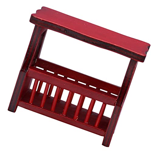 Totority 1 Stück Holz Design Rustikale Rote Farbe Perfektes Zubehör für Kreative Spielwelten Totority 1 Stück Holz Design Rustikale Rote Farbe Perfektes Zubehör für Kreative Spielwelten von Totority