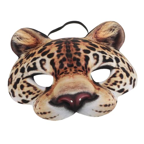 Totority 1 Stück Leopard Maske für Halloween Maskerade Dekorative Tiermaske Leicht Praktisch für Partys Fotorequisiten Totority 1 Stück Leopard Maske für Halloween Maskerade Dekorative Tiermaske Leicht Praktisch für Partys Fotorequisiten von Totority
