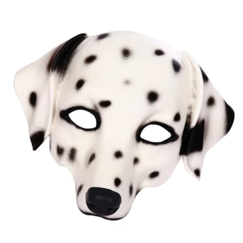 Totority 1 Stück Unisex Hund Maske für Halloween und Kostümpartys Kreative Tiermaske aus PU für Cosplay Bühnenaufführungen und Festliche Dekoration Totority 1 Stück Unisex Hund Maske für Halloween und Kostümpartys Kreative Tiermaske aus PU für Cosplay Bühnenaufführungen und Festliche Dekoration von Totority