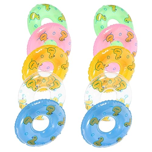 Totority 10 Stück Mini Schwimmringe Cartoon Wasserspielzeug für Dekoration Kleine Schwimmringe für Puppenhaus DIY Projekte Farben Je für Kreative Bastelarbeiten Totority 10 Stück Mini Schwimmringe Cartoon Wasserspielzeug für Dekoration Kleine Schwimmringe für Puppenhaus DIY Projekte Farben Je für Kreative Bastelarbeiten von Totority