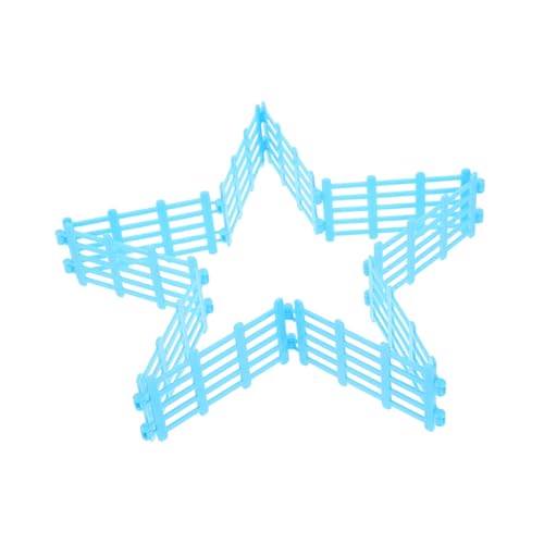 Totority 10 Stück Mini -zaunmodell Dollhouse Farm Fence Kit Farmzaun Für Dollhouse Mini Farm Accessoires Mini-Fake-zaunmodell Miniaturfarmzaun Kit Plastik Sky-Blue Totority 10 Stück Mini -zaunmodell Dollhouse Farm Fence Kit Farmzaun Für Dollhouse Mini Farm Accessoires Mini-Fake-zaunmodell Miniaturfarmzaun Kit Plastik Sky-Blue von Totority