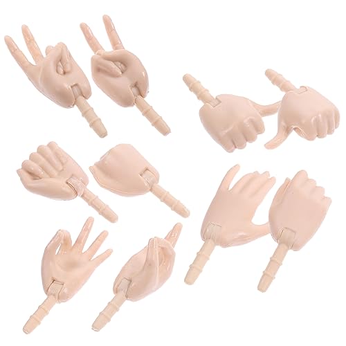 Totority 10 Stück Teiliges Puppenhand Zubehör für DIY Puppen Handteile für Kreative Bastelprojekte aus Robustem Kunststoff für Puppenhaus Zubehör und Handgestaltungen Totority 10 Stück Teiliges Puppenhand Zubehör für DIY Puppen Handteile für Kreative Bastelprojekte aus Robustem Kunststoff für Puppenhaus Zubehör und Handgestaltungen von Totority