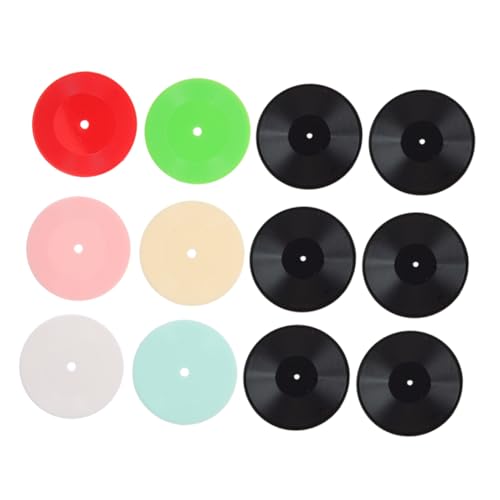Totority 12 Stück Schwarze Schallplatten Dekoration für Puppenhaus Vinyl Platten mit Realistischen Cover Designs für Musikzimmer und Sammler Langlebiges Kunststoffzubehör Totority 12 Stück Schwarze Schallplatten Dekoration für Puppenhaus Vinyl Platten mit Realistischen Cover Designs für Musikzimmer und Sammler Langlebiges Kunststoffzubehör von Totority