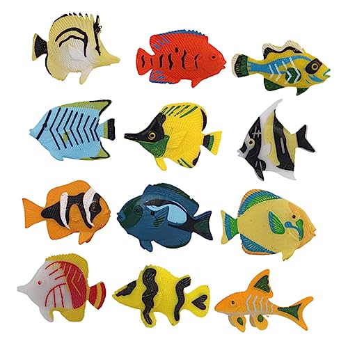 Totority 12 Stück Teiliges Tropische Fische für Realistische Fischmodelle für Aquarien Dekoration Pädagogisches Wasserspielzeug für Junge Mädchen Totority 12 Stück Teiliges Tropische Fische für Realistische Fischmodelle für Aquarien Dekoration Pädagogisches Wasserspielzeug für Junge Mädchen von Totority