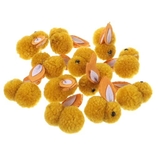 Totority 12 Stück Teiliges Weihnachts Kaninchen Dekorationsset Plüschhase für Weihnachtsbaum Tischdeko und Festliche Anlässe Geeignet für Zuhause Büro und Mehr von Totority