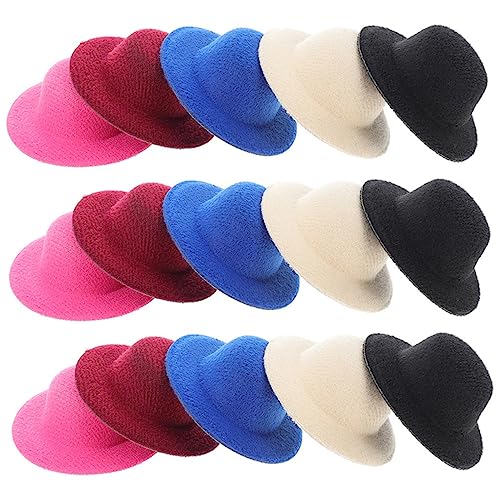 Totority 15 Stück Miniaturhüte für Puppen Stilvolle DIY Bastelhüte Vielseitige Accessoires für Kreative Puppenverkleidungen und Fotorequisiten für Verschiedene Puppenarten Totority 15 Stück Miniaturhüte für Puppen Stilvolle DIY Bastelhüte Vielseitige Accessoires für Kreative Puppenverkleidungen und Fotorequisiten für Verschiedene Puppenarten von Totority