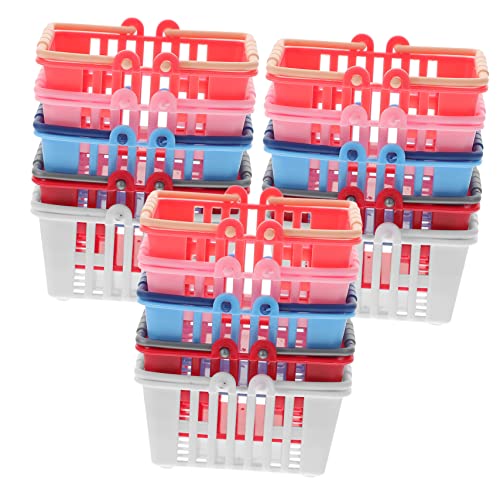 Totority 15 Stück Teiliges Mini Einkaufskorb für Einkaufswagen und Zubehör für Rollenspiele und Supermärkte Totority 15 Stück Teiliges Mini Einkaufskorb für Einkaufswagen und Zubehör für Rollenspiele und Supermärkte von Totority