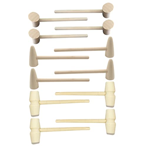 Totority 15Stücke Teiliges Holzspielzeug Hämmer aus Hochwertigem Naturholz Mini Holzschläger für Kreative Bastelprojekte und DIY Aktivitäten Sicher Leicht und Tragbar für Jungen Totority 15Stücke Teiliges Holzspielzeug Hämmer aus Hochwertigem Naturholz Mini Holzschläger für Kreative Bastelprojekte und DIY Aktivitäten Sicher Leicht und Tragbar für Jungen von Totority