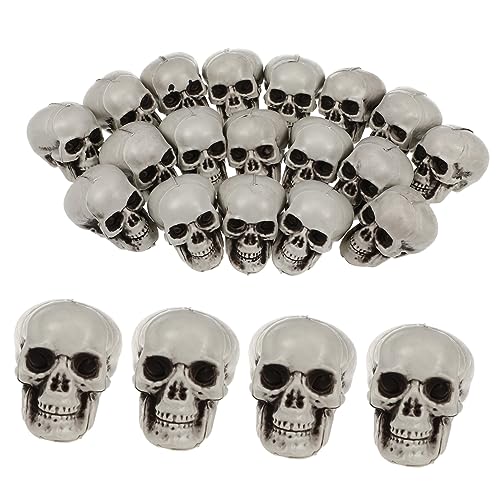 Totority 18 Stück -Requisiten Horror Simulation Menschlicher Schädel Geist Halloween Schädelmaske Skelett Figur Lustige Totenkopffigur Minischädel Zum Basteln Gotisch Gruselig Totority 18 Stück -Requisiten Horror Simulation Menschlicher Schädel Geist Halloween Schädelmaske Skelett Figur Lustige Totenkopffigur Minischädel Zum Basteln Gotisch Gruselig von Totority
