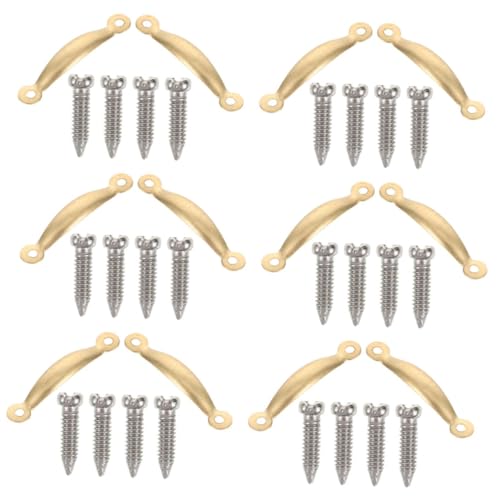 Totority 1Satz Puppenhaus Hochwertige Schubladengriffe für DIY Mini Dekoration und Schaufenster Totority 1Satz Puppenhaus Hochwertige Schubladengriffe für DIY Mini Dekoration und Schaufenster von Totority
