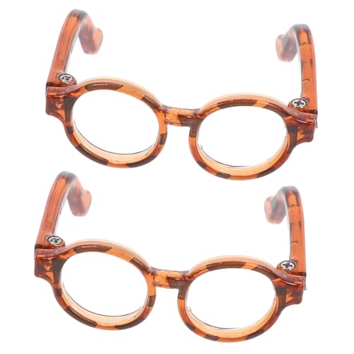 Totority 2 Paare Doll Eyewear von Stilvollen Puppen Sonnenbrillen Praktische Accessoires für Kreative Puppen Outfits für DIY Projekte und für Teenager Totority 2 Paare Doll Eyewear von Stilvollen Puppen Sonnenbrillen Praktische Accessoires für Kreative Puppen Outfits für DIY Projekte und für Teenager von Totority
