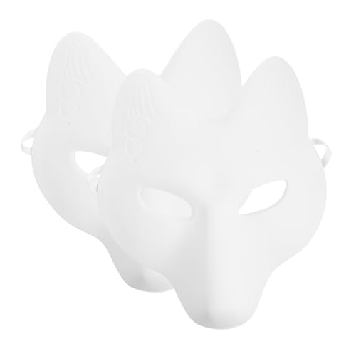 Totority 2 Stück Diy Halloween Tiermaske für Erwachsene Unbemalte Fuchsmaske für Kostümparty Kreative Bastelmaske für Halloween und Erwachsene für Feiern und Aktivitäten Totority 2 Stück Diy Halloween Tiermaske für Erwachsene Unbemalte Fuchsmaske für Kostümparty Kreative Bastelmaske für Halloween und Erwachsene für Feiern und Aktivitäten von Totority