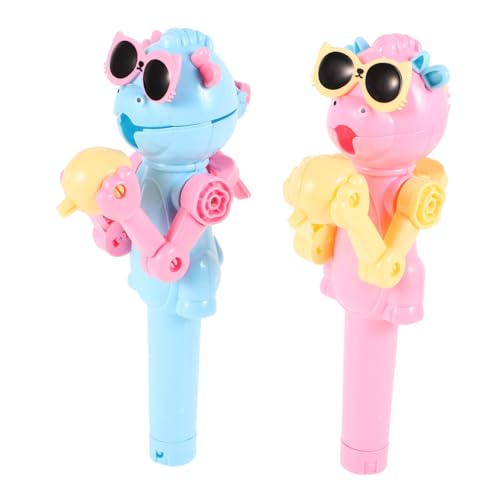 Totority 2 Stück Lutscher Halter Roboter Lustige Dinosaurier Lutscher Aufbewahrung für Partys und Streiche und Kreatives Design für Spaß Totority 2 Stück Lutscher Halter Roboter Lustige Dinosaurier Lutscher Aufbewahrung für Partys und Streiche und Kreatives Design für Spaß von Totority