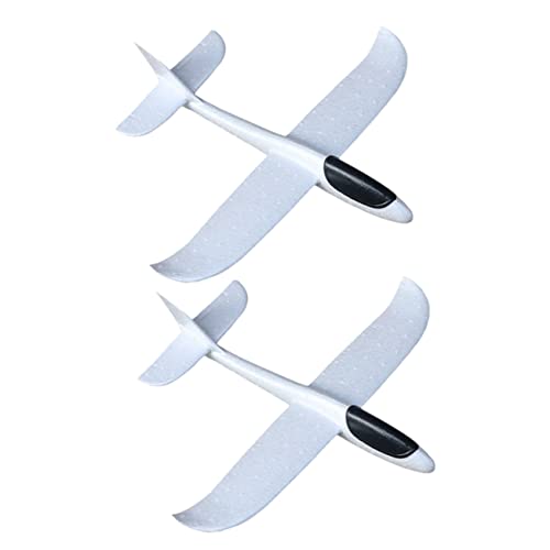 Totority 2 Stück Unvollendete Schaumstoffflugzeuge DIY Malset Handwerfer Flugzeugspielzeug für Kreatives Kreativität und Feinmotorik von Totority