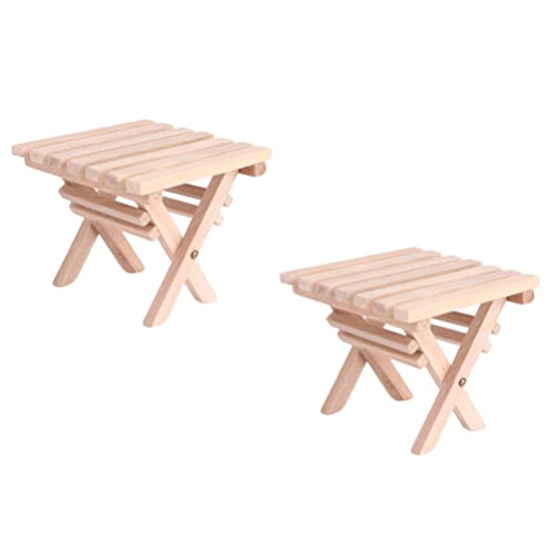 Totority 2 Stücke Shiwan Klapptisch Mini Holzstuhl Stuhl Modell Puppenhaus Gartenmöbel Mini Esstisch Gartenmöbel Mini Stuhl Faltbarer Picknicktisch Mini Tisch Modell Totority 2 Stücke Shiwan Klapptisch Mini Holzstuhl Stuhl Modell Puppenhaus Gartenmöbel Mini Esstisch Gartenmöbel Mini Stuhl Faltbarer Picknicktisch Mini Tisch Modell von Totority