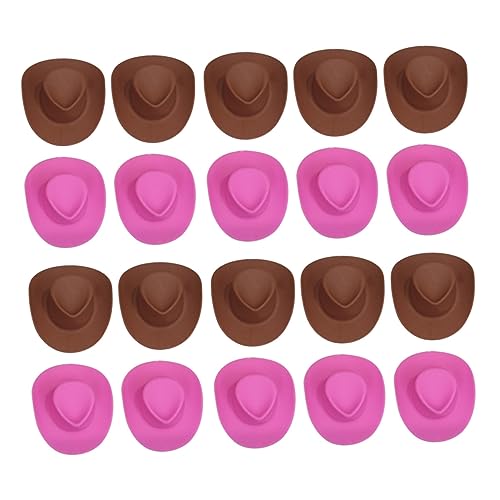 Totority 20 Stück Cowboyhüte für Puppen Teiliges und DIY Accessoires für Puppen und Miniaturhäuser für Feste und Kreatives Basteln Totority 20 Stück Cowboyhüte für Puppen Teiliges und DIY Accessoires für Puppen und Miniaturhäuser für Feste und Kreatives Basteln von Totority