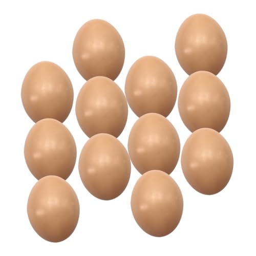Totority 20 Stück DIY Fake Eier Realistische Eier für Osterdekoration Bastelmaterialien Simulationseier für Kreative Projekte und Partys Langlebig und Bruchfest von Totority