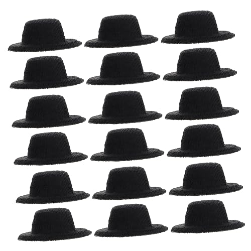 Totority 20 Stück Hüte für Puppen Schwarze Formelle Hüte für Puppenhaus Dekoration und DIY Accessoires zum Verkleiden für Kreative Bastelprojekte Totority 20 Stück Hüte für Puppen Schwarze Formelle Hüte für Puppenhaus Dekoration und DIY Accessoires zum Verkleiden für Kreative Bastelprojekte von Totority