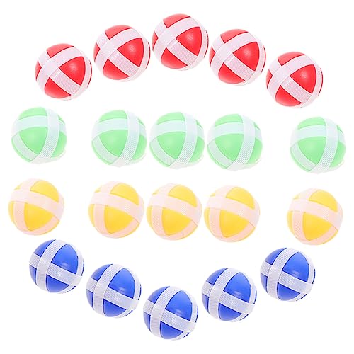 Totority 20 Stück Klettball für Farbige Sticky Balls für Dartscheibe Indoor Outdoor Wurfspiel Spaß für Partys und Freizeitaktivitäten Totority 20 Stück Klettball für Farbige Sticky Balls für Dartscheibe Indoor Outdoor Wurfspiel Spaß für Partys und Freizeitaktivitäten von Totority
