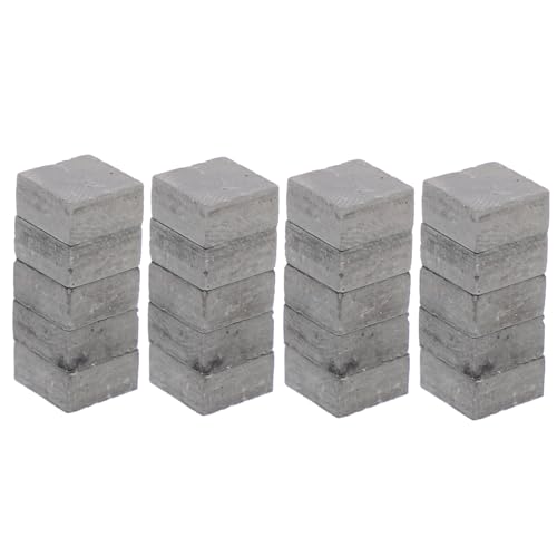 Totority 20 Stück Miniaturziegel für DIY Landschaftsbau Simulation Ziegelsteine für Modellbau Graue Bausteine für Kreative Projekte und Miniaturhäuser für Sandtische und Bastelarbeiten Totority 20 Stück Miniaturziegel für DIY Landschaftsbau Simulation Ziegelsteine für Modellbau Graue Bausteine für Kreative Projekte und Miniaturhäuser für Sandtische und Bastelarbeiten von Totority