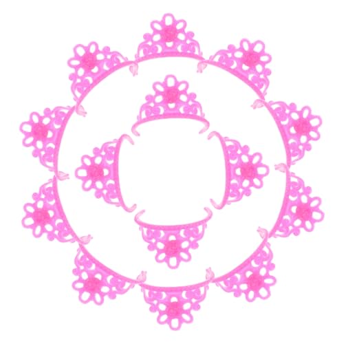 Totority 20 Stück Puppenkrone Teiliges Kunststoff Kronen Accessoire für Spielzeugpuppen zum Verkleiden und Dekorieren Farbenfrohe und Stabile Puppenschmuckstücke für Fantasievolles von Totority