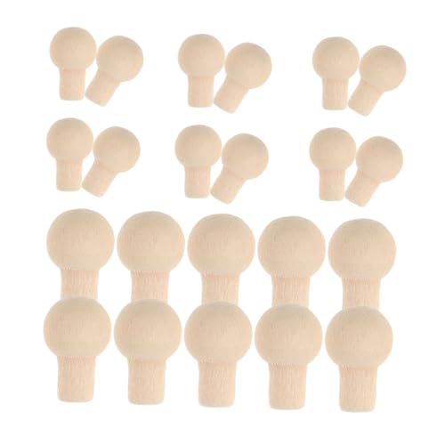 Totority 24 Stück Miniaturmöbel Zubehör Teiliges DIY Griffe für Puppenhaus Türen und Schränke Tiny Holzknöpfe für Realistische Details Miniaturhäusern Totority 24 Stück Miniaturmöbel Zubehör Teiliges DIY Griffe für Puppenhaus Türen und Schränke Tiny Holzknöpfe für Realistische Details Miniaturhäusern von Totority