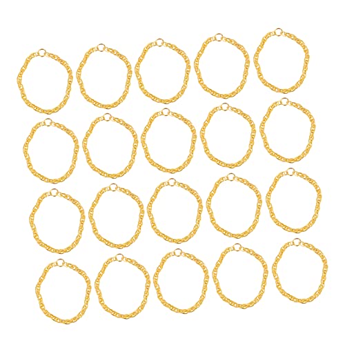 Totority 25 Stück Teiliges Mini aus Goldkette für Puppen Dekorative Accessoires für Kreativität und Interaktion Totority 25 Stück Teiliges Mini aus Goldkette für Puppen Dekorative Accessoires für Kreativität und Interaktion von Totority