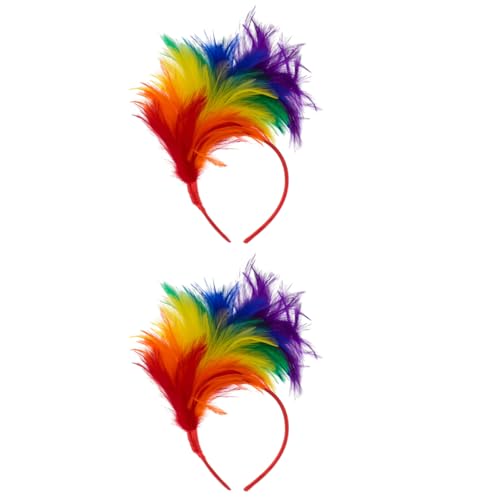 Totority 2Stücke Federhaarreifen für Frauen Eleganter Kopfschmuck für Karneval und Festliche Anlässe Vielseitig Haarband oder Haarclip Verwendbar Leicht und Bequem Totority 2Stücke Federhaarreifen für Frauen Eleganter Kopfschmuck für Karneval und Festliche Anlässe Vielseitig Haarband oder Haarclip Verwendbar Leicht und Bequem von Totority