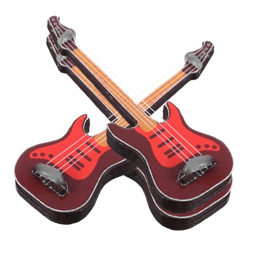 Totority 3 Stücke Gitarre Teiliges Ornament Realistische Modelle für Puppenhäuser Gitarre zur Dekoration für Musikliebhaber und Sammler Totority 3 Stücke Gitarre Teiliges Ornament Realistische Modelle für Puppenhäuser Gitarre zur Dekoration für Musikliebhaber und Sammler von Totority