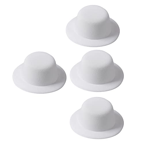 Totority 4 Stück Billycock Hut Haarspangen DIY Accessoires für Kreative Bastelprojekte Geeignet für Haarschmuck Puppen und Frisuren von Totority