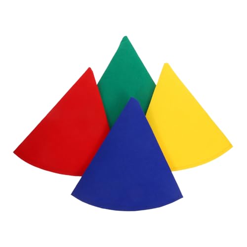 Totority 4 Stück Cone Hüte für Halloween Weihnachten und Geburtstagsfeiern Lustige Filz Zwergenmützen für Cosplay und Partys Totority 4 Stück Cone Hüte für Halloween Weihnachten und Geburtstagsfeiern Lustige Filz Zwergenmützen für Cosplay und Partys von Totority