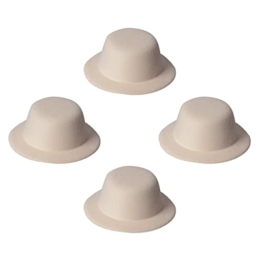 Totority 4 Stück DIY Miniatur Hüte Elegante Kopfbedeckungen für Bastelprojekte und Puppendekoration für Kreative Haaraccessoires und Stilvolle Auftritte Totority 4 Stück DIY Miniatur Hüte Elegante Kopfbedeckungen für Bastelprojekte und Puppendekoration für Kreative Haaraccessoires und Stilvolle Auftritte von Totority