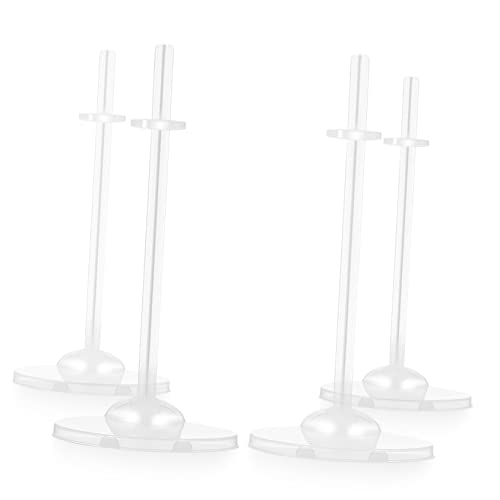 Totority 4 Stück Doll Transparent Doll Support Stände für Actionfiguren und Stabil für Präsentation und Aufbewahrung von Puppen Totority 4 Stück Doll Transparent Doll Support Stände für Actionfiguren und Stabil für Präsentation und Aufbewahrung von Puppen von Totority