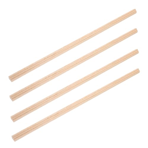 Totority 4 Stück Holzleisten Dekorative Wandverkleidung für Puppenhaus Lange Holzstreifen für DIY Miniaturmöbel und Wohnaccessoires Kreative Bastelprojekte Totority 4 Stück Holzleisten Dekorative Wandverkleidung für Puppenhaus Lange Holzstreifen für DIY Miniaturmöbel und Wohnaccessoires Kreative Bastelprojekte von Totority