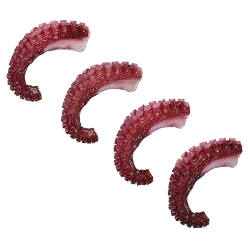 Totority 4 Stück Künstliche Oktopuskrallen Modelle Teiliges aus Lebendige Dekoration für Esstische Küchen und Aquarien Realistische Simulation für Fotografie und Lebensmittel Dekoration Totority 4 Stück Künstliche Oktopuskrallen Modelle Teiliges aus Lebendige Dekoration für Esstische Küchen und Aquarien Realistische Simulation für Fotografie und Lebensmittel Dekoration von Totority