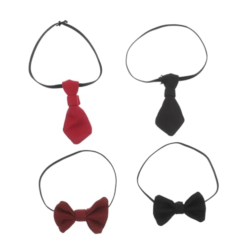 Totority 4 Stück Teiliges Puppenmode Zubehör Krawatten für Formelle Anlässe für Hochzeiten Meetings und Besondere Gelegenheiten Schwarzer und Roter Sowie Fliege Totority 4 Stück Teiliges Puppenmode Zubehör Krawatten für Formelle Anlässe für Hochzeiten Meetings und Besondere Gelegenheiten Schwarzer und Roter Sowie Fliege von Totority