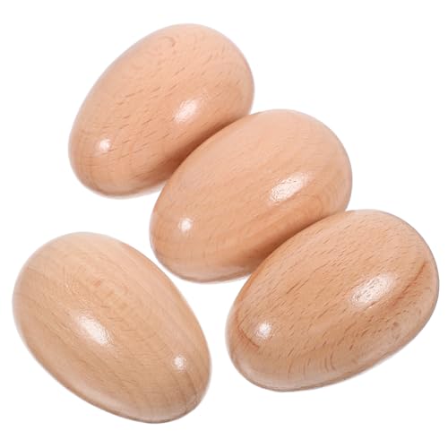 Totority 4Stücke Holz Ei Shaker Musikalische Rasseln für Kreatives zur Musikalischen Früherziehung für Rhythmus und Koordination Sicheres und Langlebiges Material Totority 4Stücke Holz Ei Shaker Musikalische Rasseln für Kreatives zur Musikalischen Früherziehung für Rhythmus und Koordination Sicheres und Langlebiges Material von Totority