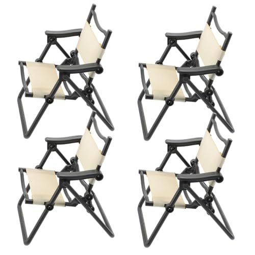 Totority 4Stücke Strandstuhl Faltbare Puppenhausmöbel für Mini Häuser Sicheres und Wiederverwendbares Zubehör Dekoratives Accessoire für Puppenhaus Dekoration Leicht Totority 4Stücke Strandstuhl Faltbare Puppenhausmöbel für Mini Häuser Sicheres und Wiederverwendbares Zubehör Dekoratives Accessoire für Puppenhaus Dekoration Leicht von Totority