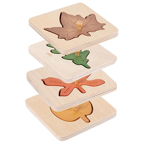 Totority 4Stücke Teiliges Montessori Puzzle für Kognitives Bildungsspielzeug Auge Hand Koordination und Sowie Formensensibilität Sicheres Holzmaterial für Kreative Totority 4Stücke Teiliges Montessori Puzzle für Kognitives Bildungsspielzeug Auge Hand Koordination und Sowie Formensensibilität Sicheres Holzmaterial für Kreative von Totority